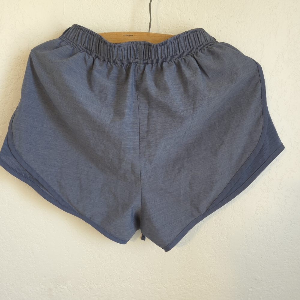 Nike Tempo Blue Running Shorts Women's Athletic Linen Dri Fit Tie West Size M - Picture 2 of 13